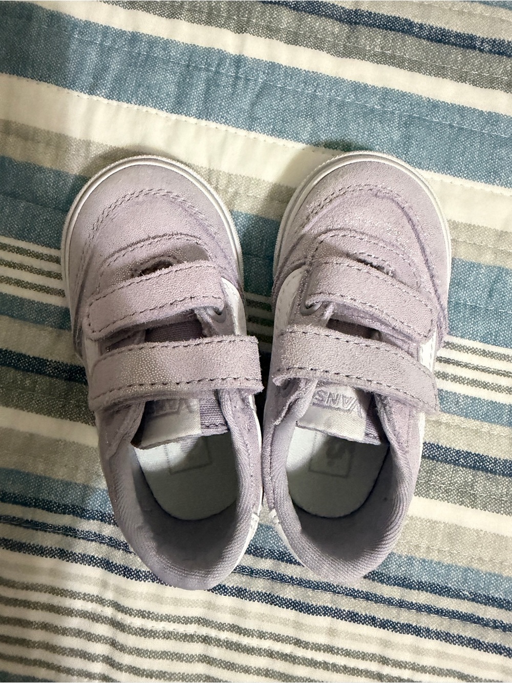 NWOT - Vans Kids - Soft Lavender shimmer